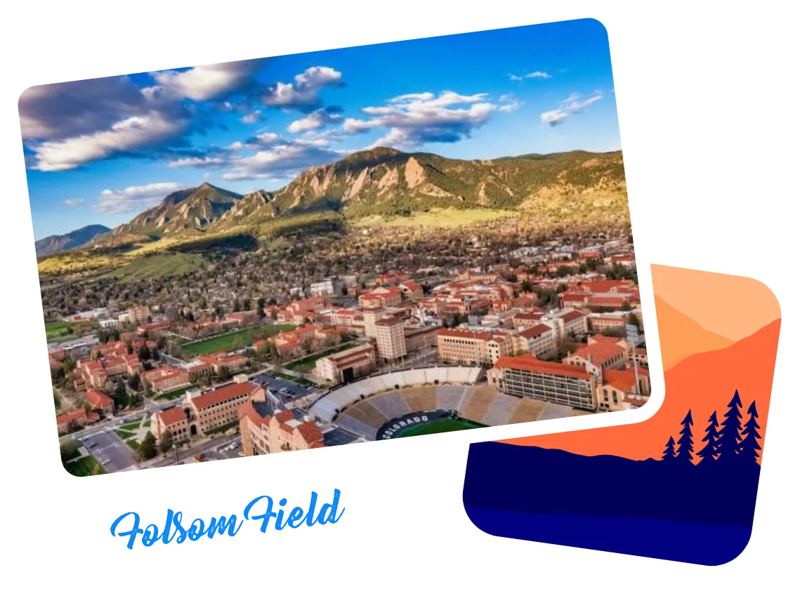 Folsom Field Postcard